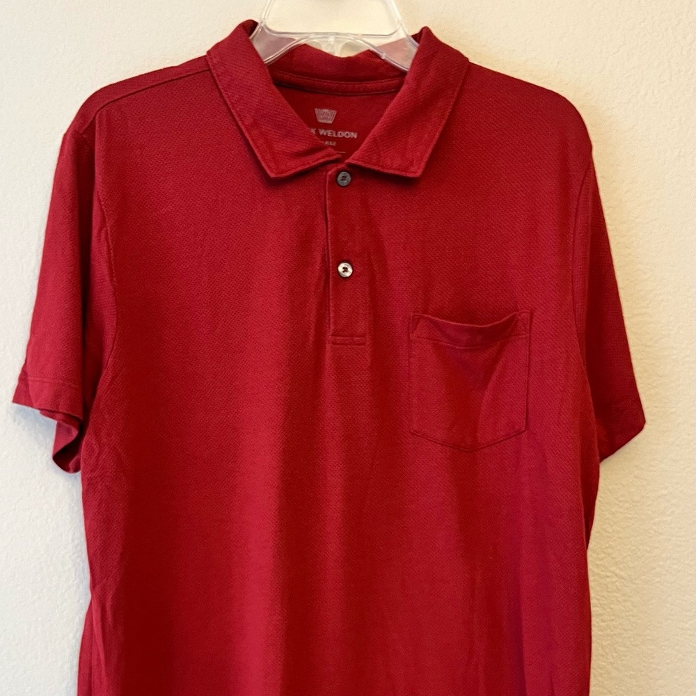 Mack Weldon Men's XL Short Sleeve Polo Shirt - Sleek and Comfortable